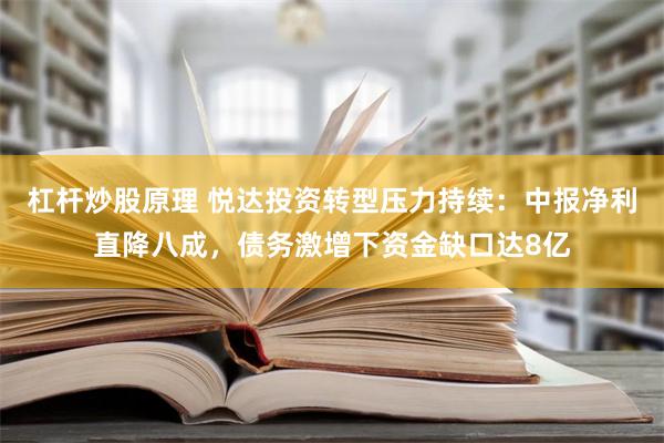 杠杆炒股原理 悦达投资转型压力持续：中报净利直降八成，债务激增下资金缺口达8亿